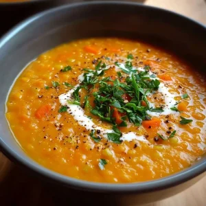 Carrot lentil soup β best dinner option β 5 cups