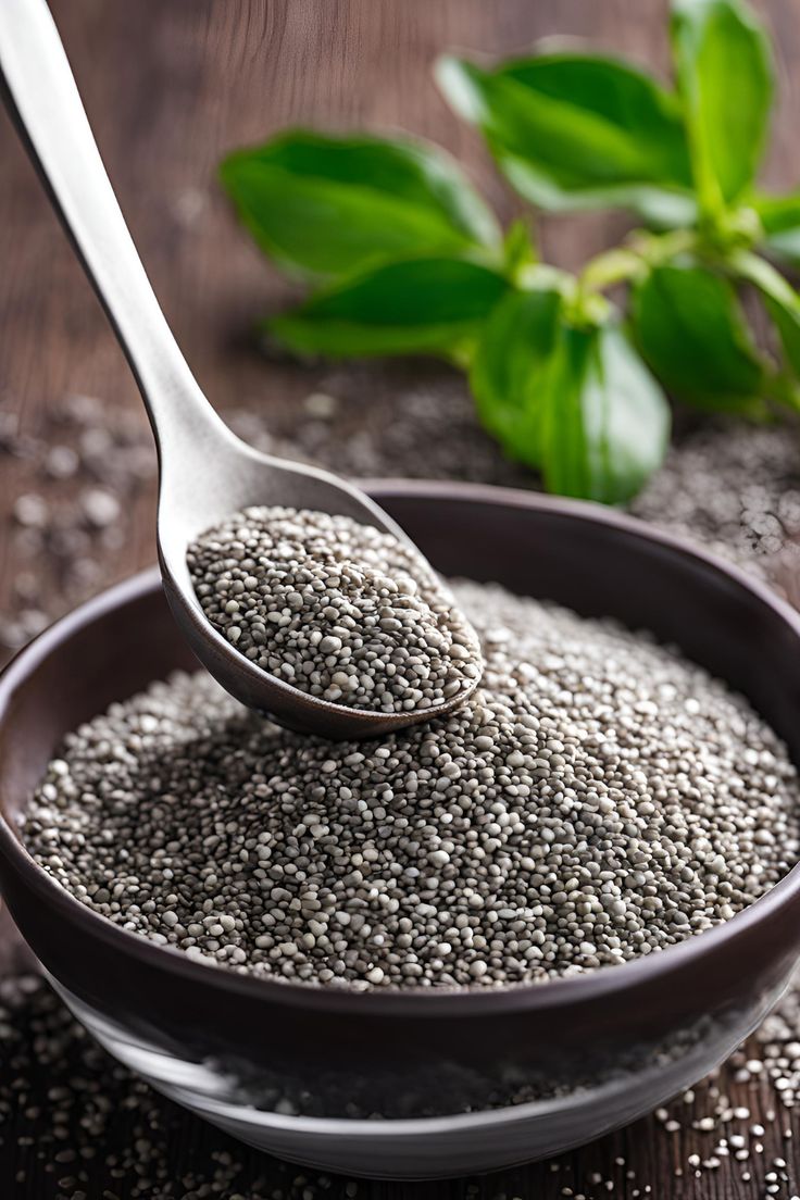 Chia Seeds ~16β17g Protien-100gm (soak & mix with curd)