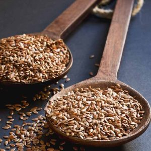 Flaxseeds18โ20g protien,100gm -roast and ground