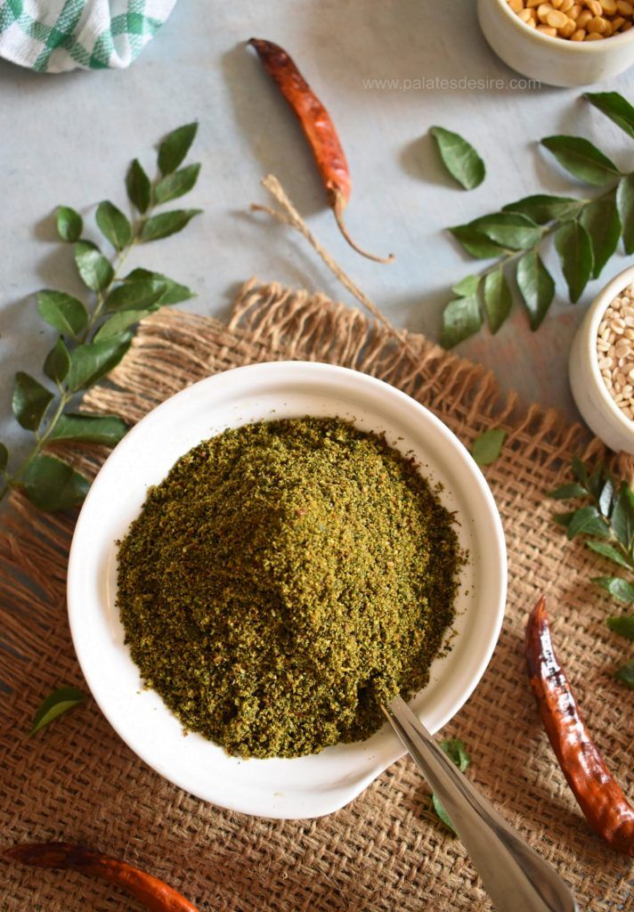Curry Leaves Chutney Powder